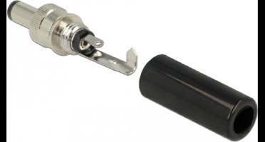 Connector DC 5,5 x 2,5 mm met 9,5 mm lengte mannelijke solderenversie