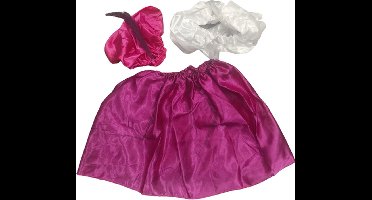 Amsterdam Toys Pietenpak met rokje - Roze pietenjurkje voor 3-7 jaar