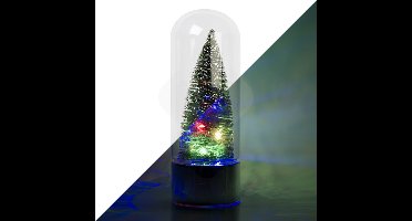 Stolp Met Kerstboomb Multi LED 25cm