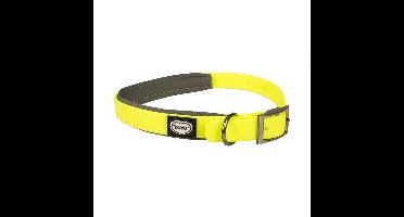 Duvo+ South Halsband Pvc Neon Geel M 30-45cm/15mm