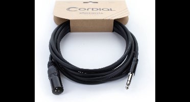 Cordial EM 1 MV Microkabel 1 m - Microfoonkabel
