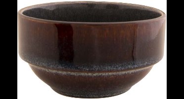 Cosy & Trendy Dipschaaltje Quintana Blue – Ø 9 cm / 150 ml – Bevat 1 dipschaaltje – Blauw aardewerk met unieke textuur – Vaatwasser- en Magnetronbestendig