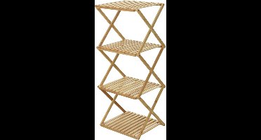 Home&Styling - Rek - inklapbaar - 4-laags - bamboe