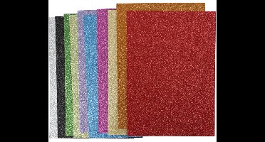 Creativ Company EVA Foam Glitter Multigekleurd A4 2mm 10 vel