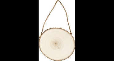 CC Houten Deurschild Rond