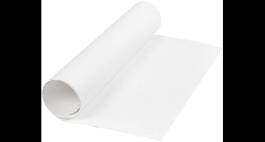 Creativ Company Faux Leather Papier Rol 100x50 cm Wit