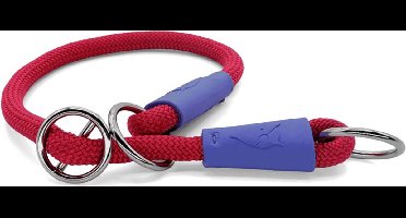 Morso - Half Slip Halsband Hond Regular Rope Gerecycled Red Velvet Rood