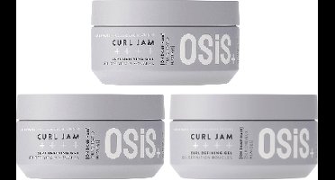 Schwarzkopf - OSiS+ - Curl Jam - Curl defining gel - voordeelverpakking - 3 x 300 ml