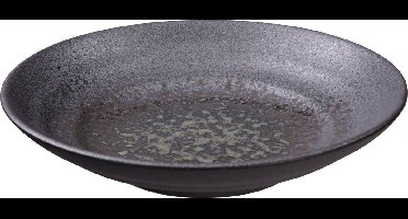 Zwart Bord - Minoyaki - 23 x 5cm