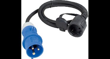 AS Schwabe Caravan CEE adapter koppeling naar CEE stekker 16A 230V