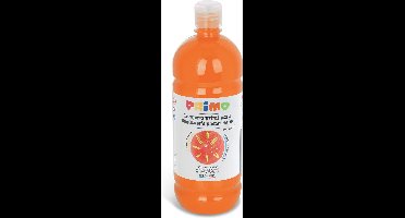 Primo kant-en-klare plakkaatverf, 1000 ml flacon met doorstroomdop oranje