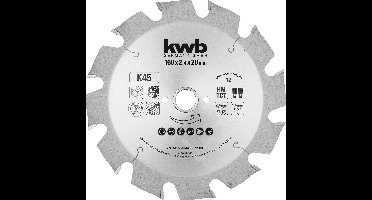 KWB - Cirkelzaagblad 160 x 20.0 mm K45 - 1 stuk
