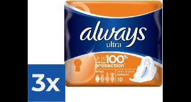 Always Ultra Maandverband Normal Plus - Voordeelverpakking 3 stuks
