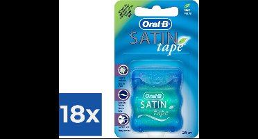 Oral-B Satin flosdraad - 25 m - Flosdraad - Voordeelverpakking 18 stuks
