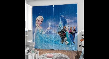 Gordijn - Frozen - kant en klaar - verduisterend - één geheel - 140x100 cm