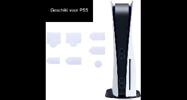 New Age Devi - Anti Stofpluggen - Set 7 stuks - USB Interface - Anti-stofkap Cover geschikt Voor PS5 Cover Stopper - Game Console Accessoires geschikt Voor Playstation 5