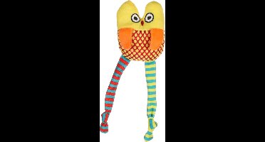 Flamingo Raibo - Speelgoed Katten - Ps Raibo Uil Geel 7x4,5x20cm - 1st - 137799 - 1st