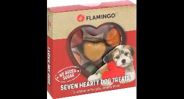 Flamingo Kerst pralines 7 stuks