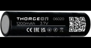 Thorgeon Rechargeable Li-ion Batterie 18650 3.7V 1200Mah