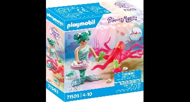 PLAYMOBIL Princess Magic Zeemeermin met van kleur veranderende octopus - 71503