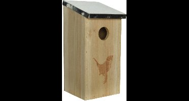 Decoris  Vogelhuisje - Vogelhuisje specht -  12x 13,50 x 26 cm