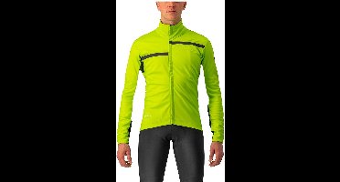 Castelli TRANSITION 2 fietsjas ELECTRIC LIME/DARK GRAY-BLACK - Mannen - maat S