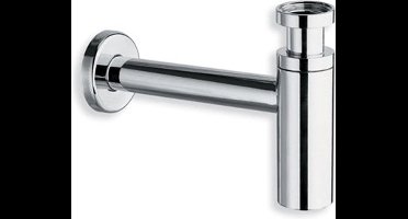 RAMINEX bekersifon design metaal verchroomd 1/4''x32mm - chroom (510002)