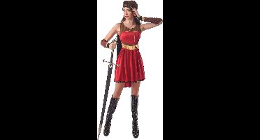 Vegaoo - Kostuum middeleeuwse krijgsvrouw voor vrouwen