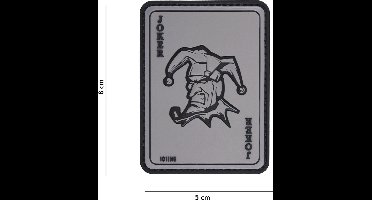 101 Inc Embleem 3D Pvc Joker Grijs  18085