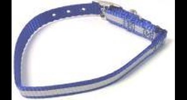 Kattenhalsbandje-reflecterende strip- blauw-Animal King