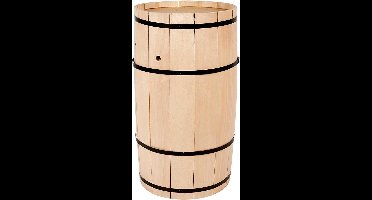 Carnavalsvat, beuken, H: 54 cm, d 26 cm, groot, 1 stuk