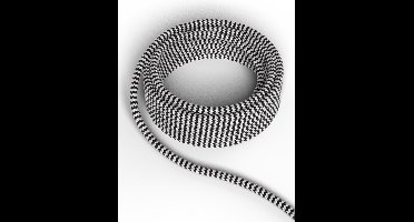Calex lamp snoer - Zwart / Wit