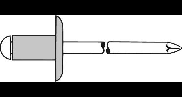 Blindklinkn. alu grootk. K12 4x12mm Gesipa
