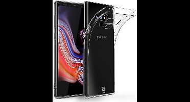 Transparant Hoesje geschikt voor Samsung Galaxy Note 9 Soft TPU Gel Siliconen Case - van iCall