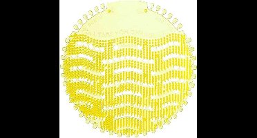 Urinoir matten Urinal Screen Wave 1.0 - Lemon 10 stuks