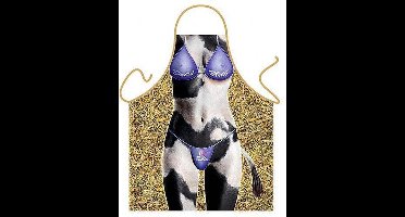Benza Schort I Love Bulls - Sexy/Leuke/Grappige/Mooie Keukenschort
