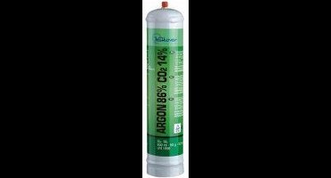 Kemper 1 liter wegwerp cilinder met 60 liter Argon/CO² Mix Gas - M10 x 1 aansluiting