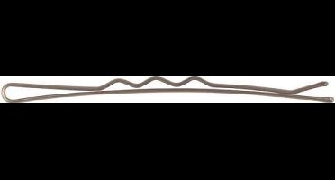 Sibel Haarschuifspelden Gegolfd 50mm Bruin Doos á 500gr