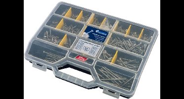 Assortimentkoffer spaanplaatschroeven RVS-A2 PZ