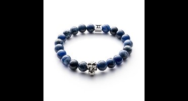Classic 8mm Skull Blue  M