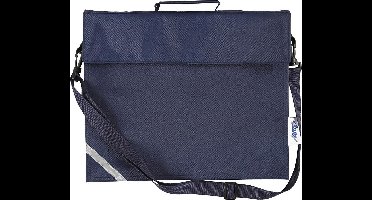 Schooltas Donkerblauw – Kinderrugzak – Waterbestendige Schooltas Met Etui – 36x31 cm