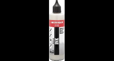 Amsterdam Acrylic Ink flacon 100ml acrylinkt - 800 - Zilver - halfdekkend
