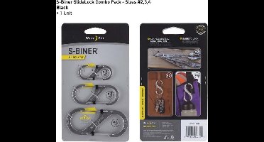 NITE IZE S-BINER SLIDELOCK 3-PACK Stainless