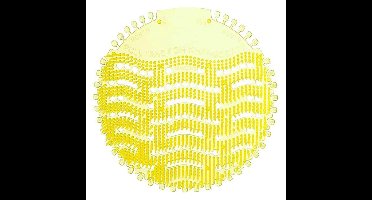 Urinoir matten Urinal Screen Wave 1.0 - Super Lime 10 stuks