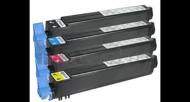 FLWR - Toner / C9600 / C9650 / C9800 / Cyaan - Geschikt voor Oki