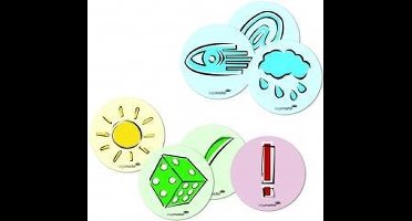 Legamaster workshopkaart emoticon 95mm symbols assorti 250st