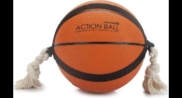 Beeztees Action Basketbal - Hondenspeelgoed - Oranje - 24 cm