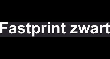 Quantore Kopieerpapier Fastprint-100 A4 120Gr Zwart