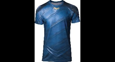 Thor Ragnarok - Loki Armor heren unisex T-shirt blauw - 2XL - Film merchandise