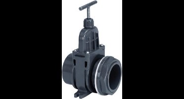 VDL PVC Schuifkraan met doorvoer 75mm